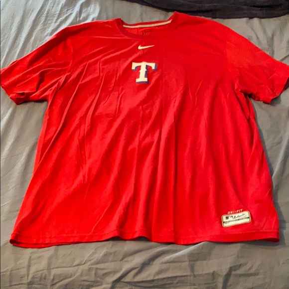 texas rangers nike dri fit shirt